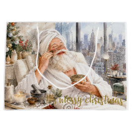 スパサンタ メリークリスマス ラージペーパーバッグ
