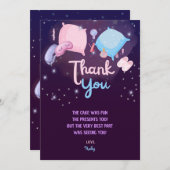 スパスランバーパーティー誕生日パーティーサンキューカード サンキューカード (正面/裏面)