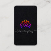 スパセラピストロータスヘルス美しいサロン 名刺 (正面)