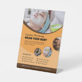 スパセンカスタムター台座標識 台座サイン (正面)