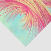 スパター付きピンクと黄色絵を描の渦巻き旋回 薄葉紙 (詳細)