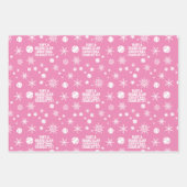 🎄スパッキング🎾ステニスパターンカスタム、文字 ラッピングペーパーシート (正面3)