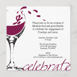 スパッシュ・メルロー・パーティーのご招待 招待状