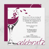 スパッシュ・メルロー・パーティー招待状 招待状 (正面/裏面)