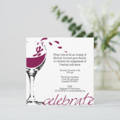 スパッシュ・メルロー・パーティー招待状 招待状 (スタンド正面)