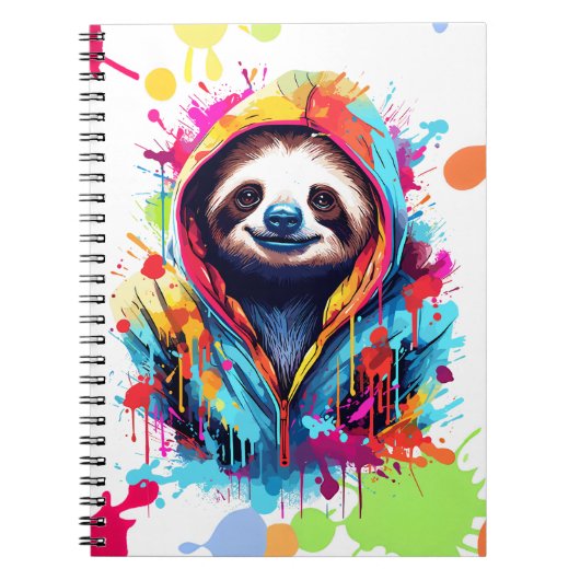 スパッシ絵を描ュで磨く ノートブック (正面)