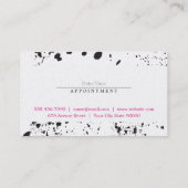 スパッタ芸術的ーII(アポイントメントカード) 予約カード (裏面)