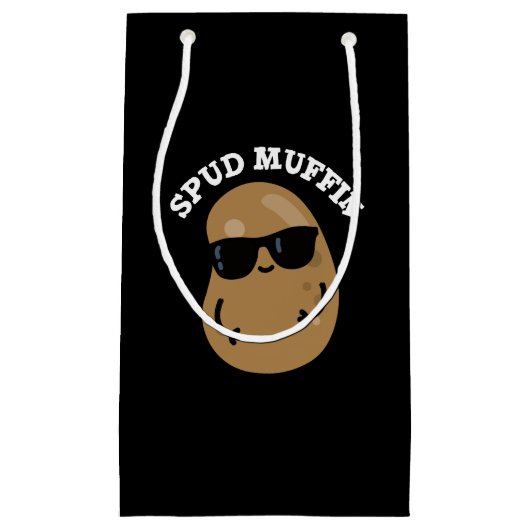 スパッドマフィンおもしろいポテトプンダークBG スモールペーパーバッグ (正面)