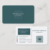 スパツィオカーサラグジュアリービジネスカード 名刺 (正面/裏面)
