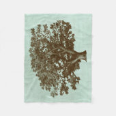 スパツリーIV フリースブランケット (正面)