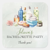 スパデイのブライズパーティー スクエアシール (正面)