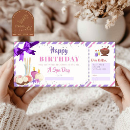 スパデイの誕生日休日ギフトバウチャーカード