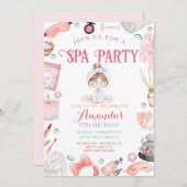 スパデイエレガントガールズ誕生日 招待状 (正面/裏面)