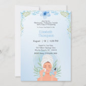 スパデイバチェロレッテブルーフローラ 招待状 (正面)