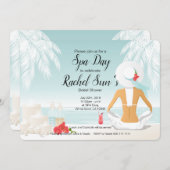 スパデイブライダルシャワー 招待状 (正面/裏面)