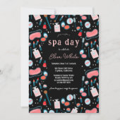 スパデイブライダルバチェロレッテ美しいメイクアップカスタム 招待状 (正面)