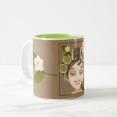 スパデイマイタイムマグ ツートーンマグカップ (正面左)