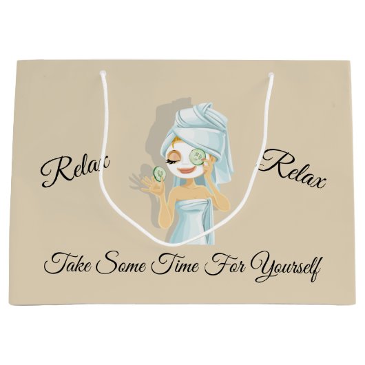 スパデイ抱き枕 ラージペーパーバッグ (正面)