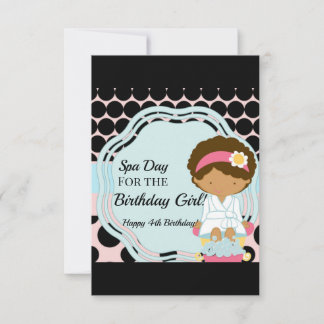 スパデイ誕生日招待状 サンキューカード