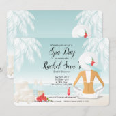スパデイ ブライダルシャワー 招待状 (正面/裏面)