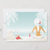 スパデイ ブライダルシャワー 招待状 (裏面)