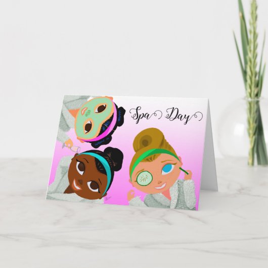 スパデーのご招待 サンキューカード (正面)