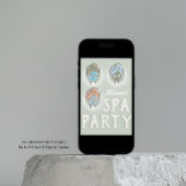 スパデーのカスタム招待状 - 誕生日パーティー 招待状