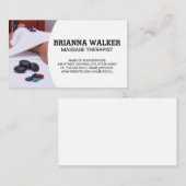 スパトリートメント |マッサージセラピスト 名刺 (正面/裏面)