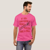 スパナを避けられたらボールも避けられるはず Funny Tシャツ (正面フル)