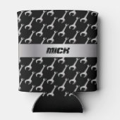 スパナクールー車の自動車整備士ガレージワークショップ 缶クーラー (裏面)