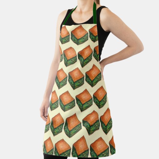 スパナコピタギリシャ料理ほうれん草パイセイボリーペストリー エプロン (インサイチュ)