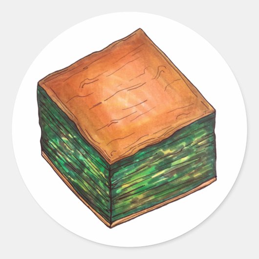 スパナコピタギリシャ料理ほうれん草フェタフィロパイ ラウンドシール (正面)