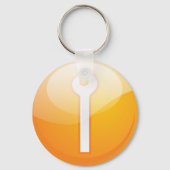 スパナ記号ツールのキーチェーン キーホルダー (正面)