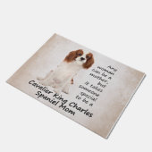 スパニエル犬のお母さんのドア・マット ドアマット (アングル)