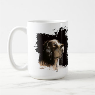 スパニエル犬の愛マグ コーヒーマグカップ