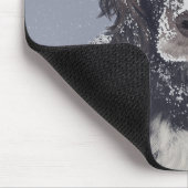 スパニエル犬ドッグミックスペットポートレート マウスパッド (コーナー)