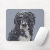スパニエル犬ドッグミックスペットポートレート マウスパッド (マウス)