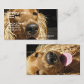 スパニエル犬犬の名刺 名刺 (正面/裏面)