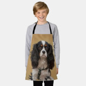 スパニエル犬 エプロン (着用した状態)
