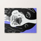 スパニエル犬 ジグソーパズル (横)