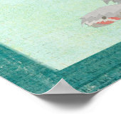 スパニエル犬&バードアート ポスター (角)