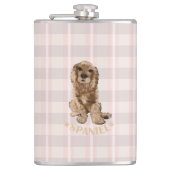 スパニエル犬 フラスク (正面)