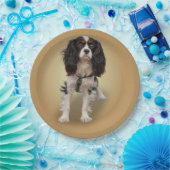 スパニエル犬 ペーパープレート (パーティー)