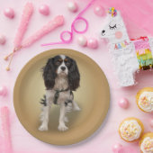 スパニエル犬 ペーパープレート (パーティー)