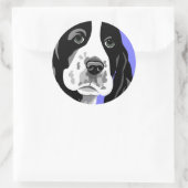 スパニエル犬 ラウンドシール (バッグ)