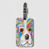 スパニエル犬 ラゲッジタグ (正面縦)