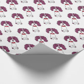 スパニエル犬 ラッピングペーパー (角)