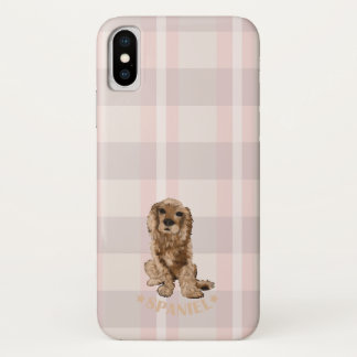 スパニエル犬 iPhone X ケース
