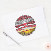 スパニエンスパニッシュオステリーヒッシュオステリーイクバウム ラウンドシール (封筒)