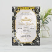 スパニッシュガールスウィート16th誕生日パーティーの招待 招待状 (スタンド正面)